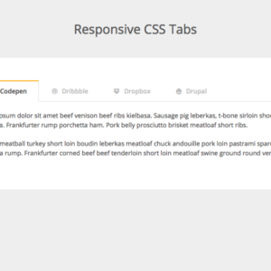 Añadir contenido, tabs