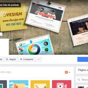 Facebook landing page