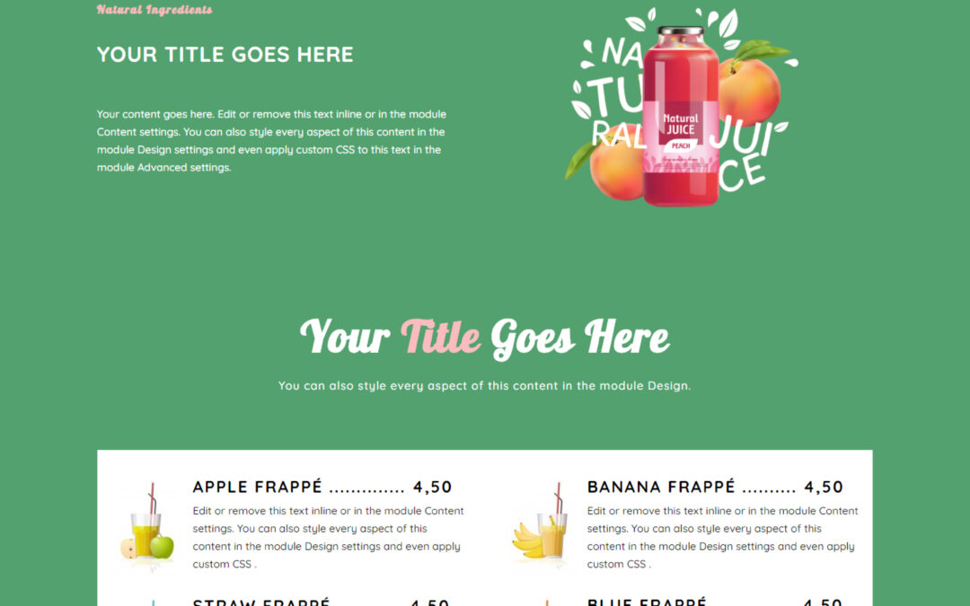 Frappé Fruit | FF2P